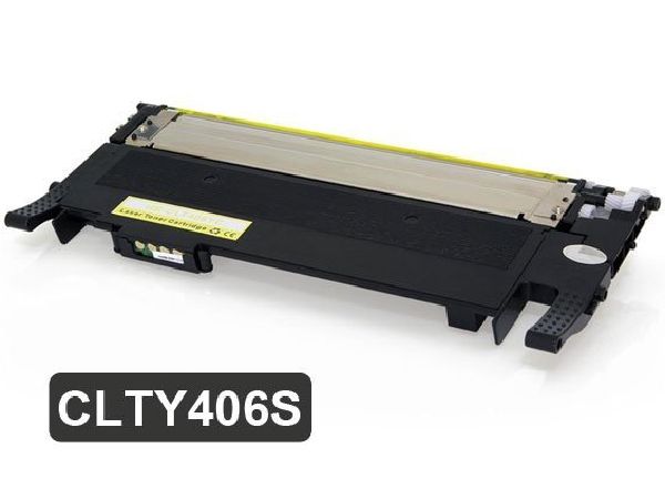 CARTUCHO DE TONER COMPATIVEL COM SAMSUNG CLT-Y406S CLP365 CLP360 AMARELO