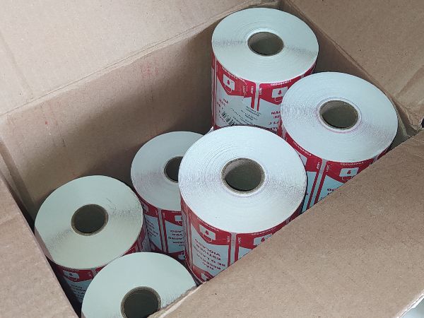 Lacre de Segurança Delivery 100X35 Cx 12 Rolos com 1000 Etiquetas Lacre de Segurança Delivery 100X35 Cx 12 Rolos com 1000 Etiquetas 2