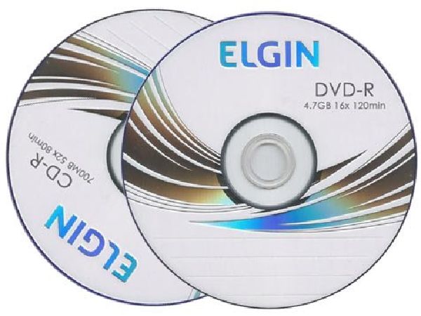 Midia de DVD-R 4.7GB 120Min 16X