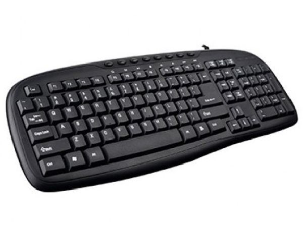 TECLADO USB MULTIMIDIA CURVE SLIM ABNT-2