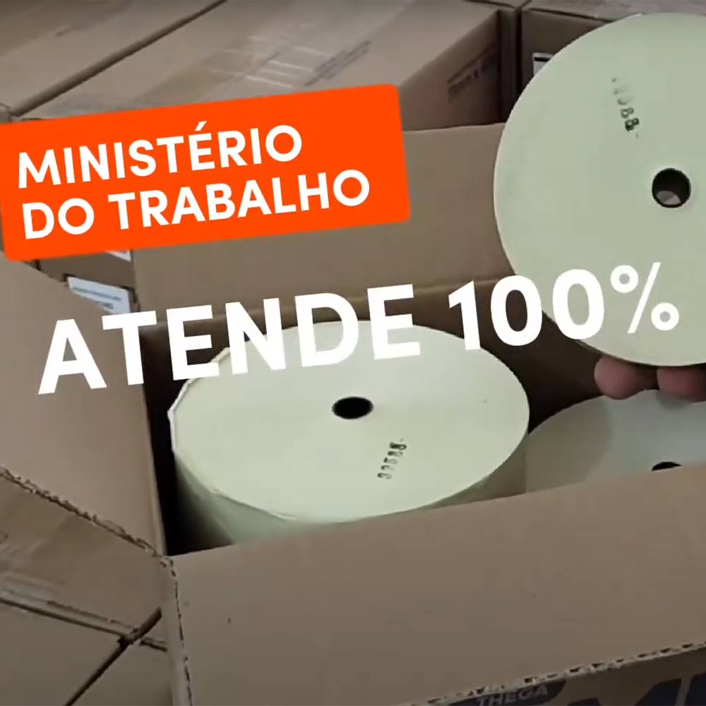 Unbox da Bobina térmica para Relógio de Ponto